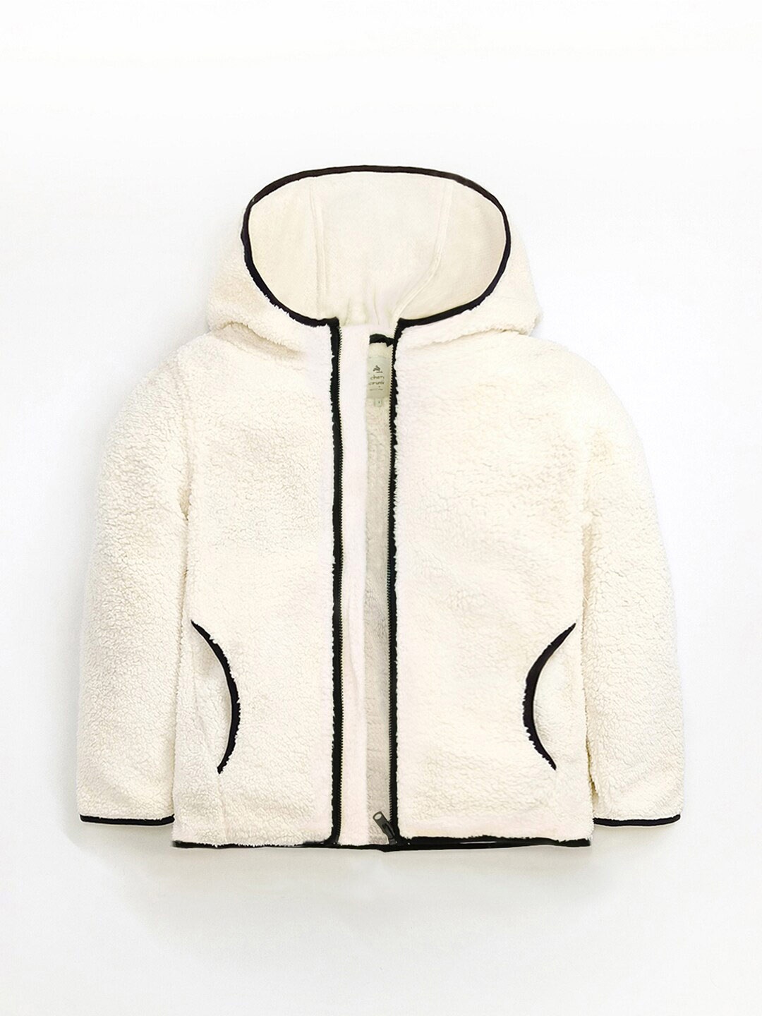 

Cherry Crumble Kids Off White & Black Hooded Sweatshirt