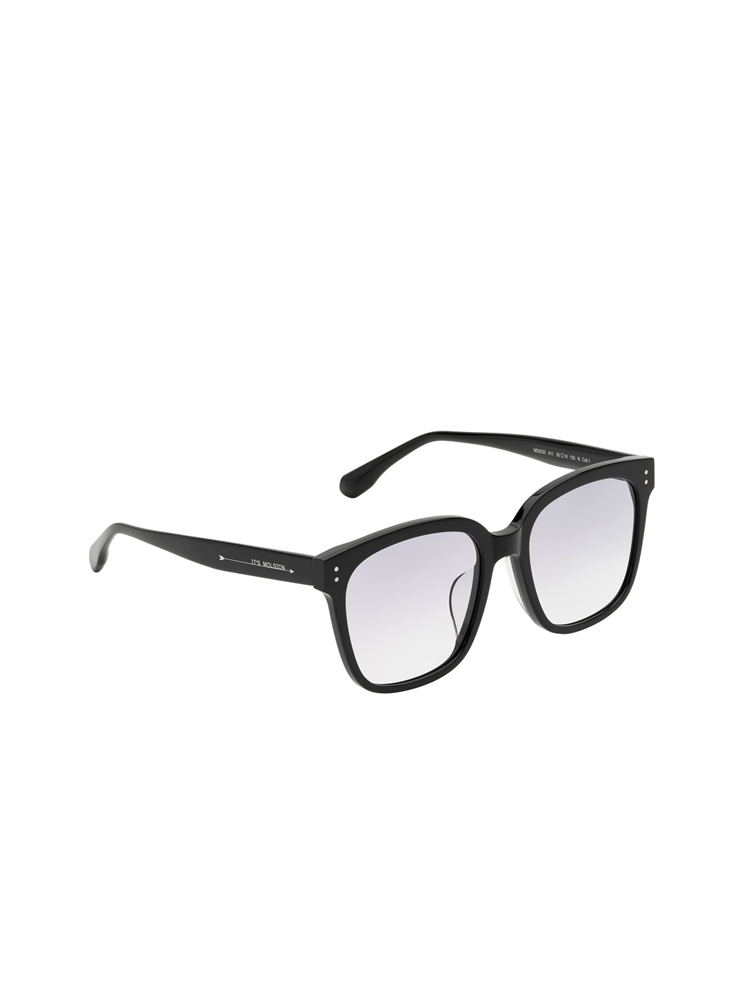 

MOLSION Men Grey Lens & Black Aviator Sunglasses with UV Protected Lens