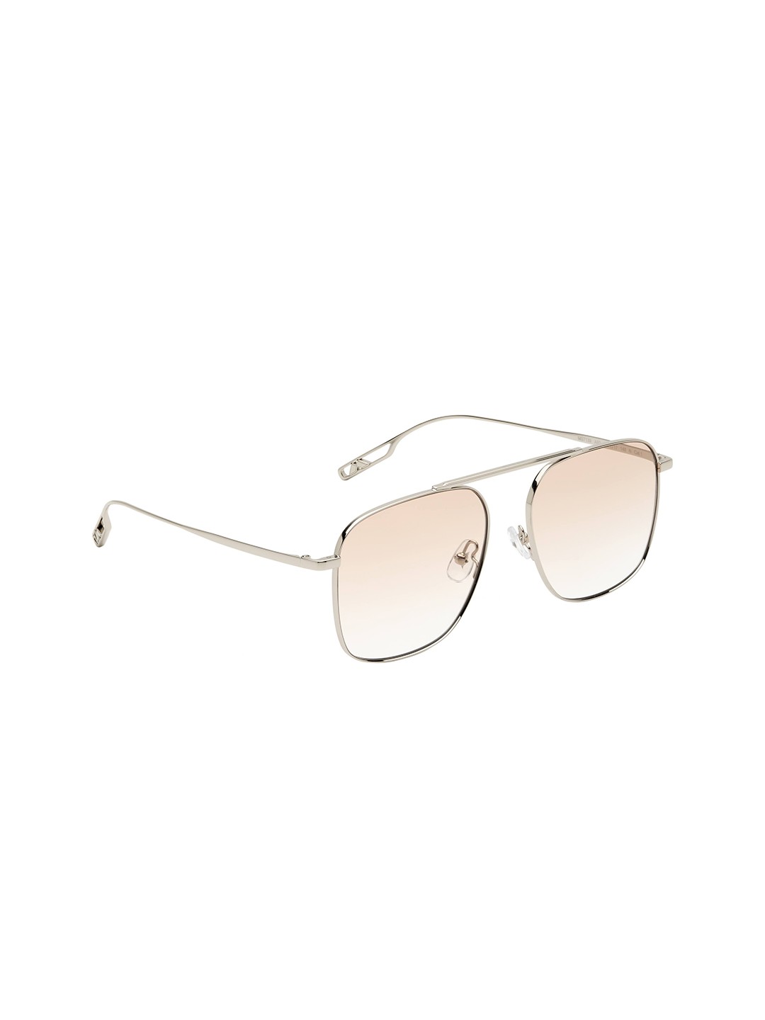 

MOLSION Men Grey Lens & Gold-Toned Aviator Sunglasses with UV Protected Lens