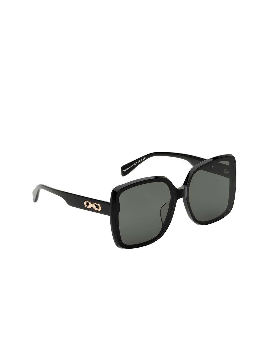 

MOLSION Women Grey Lens & Black Oversized Sunglasses with UV Protected Lens