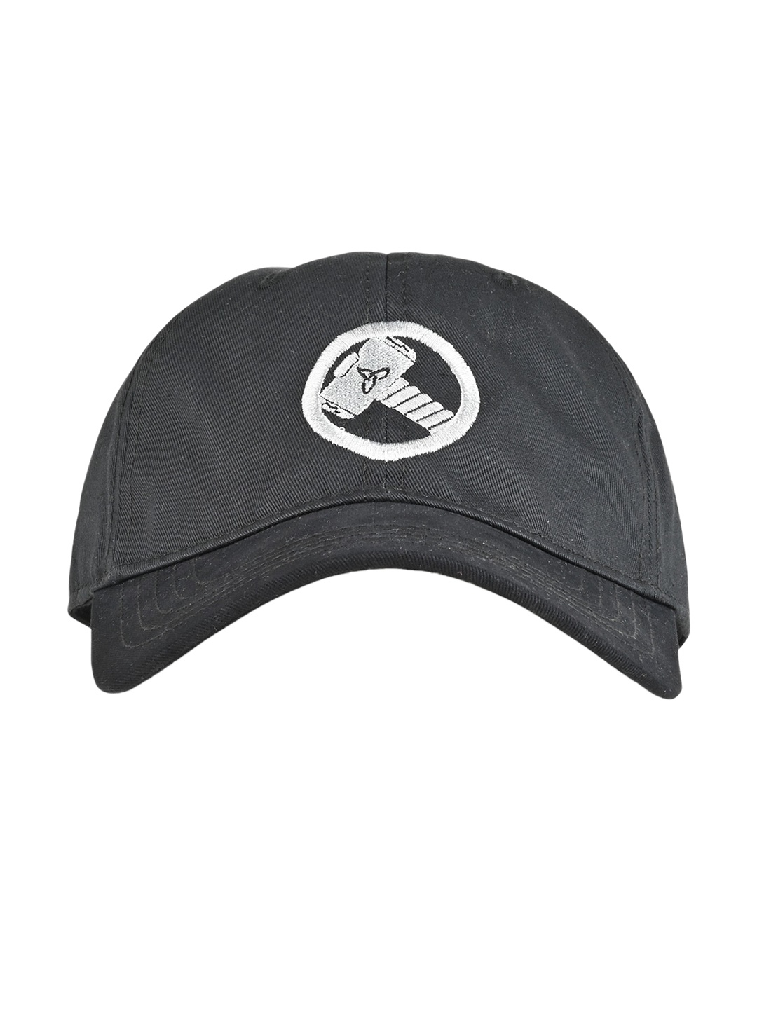 

Marvel Boys Pure cotton Black & White Embroidered Visor Cap