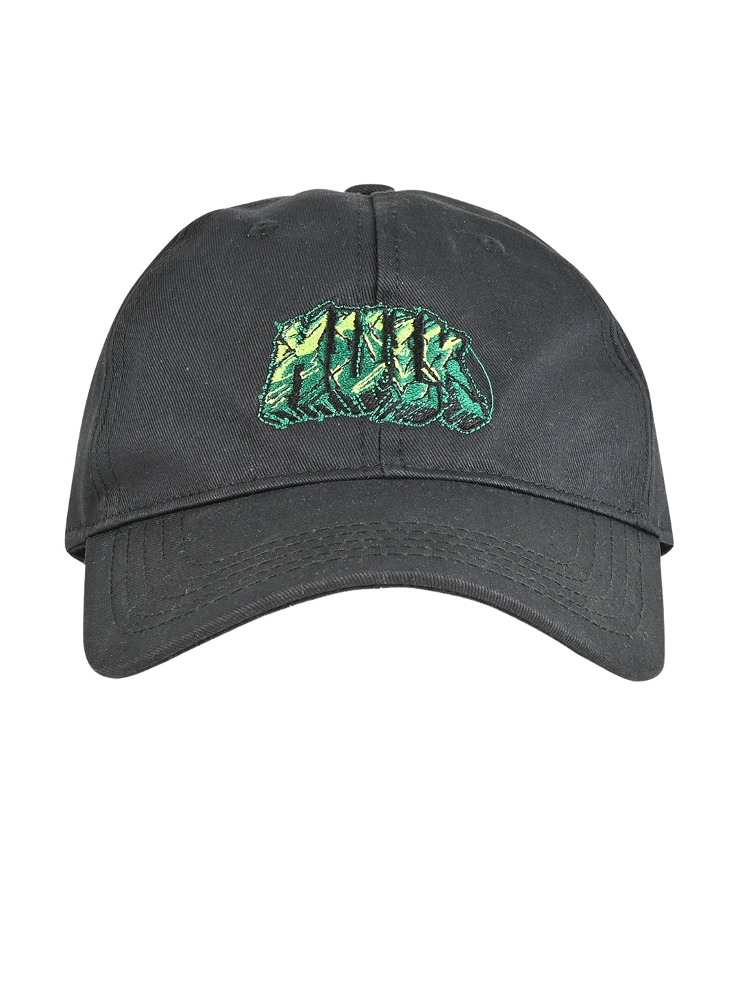 

Marvel Boys Pure cotton Black & Green Embroidered Visor Cap