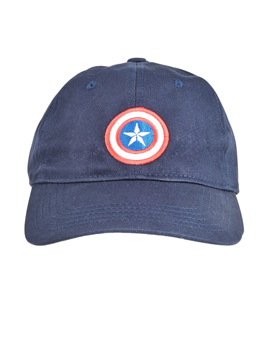 

Marvel Boys Pure cotton Blue & Red Embroidered Visor Cap