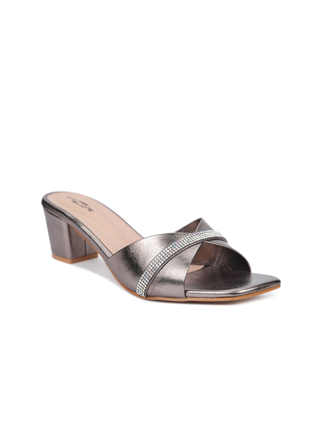 

Shezone Grey Block Heels
