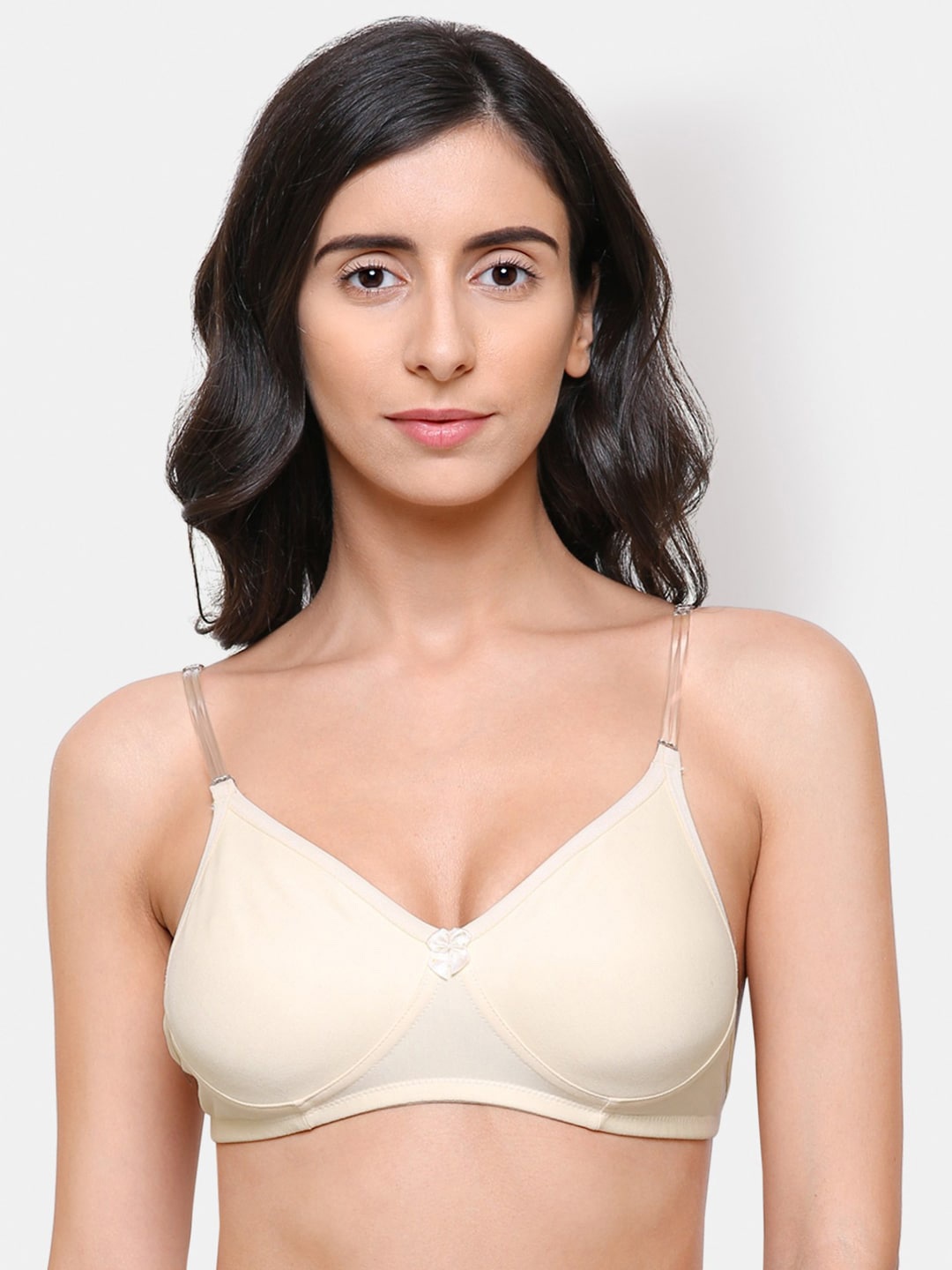 

College Girl Beige Heavily Padded Bra