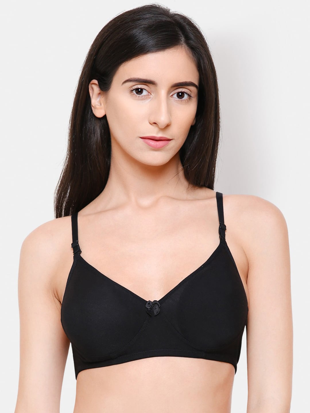 

College Girl Women Black Bra Heavily Padded