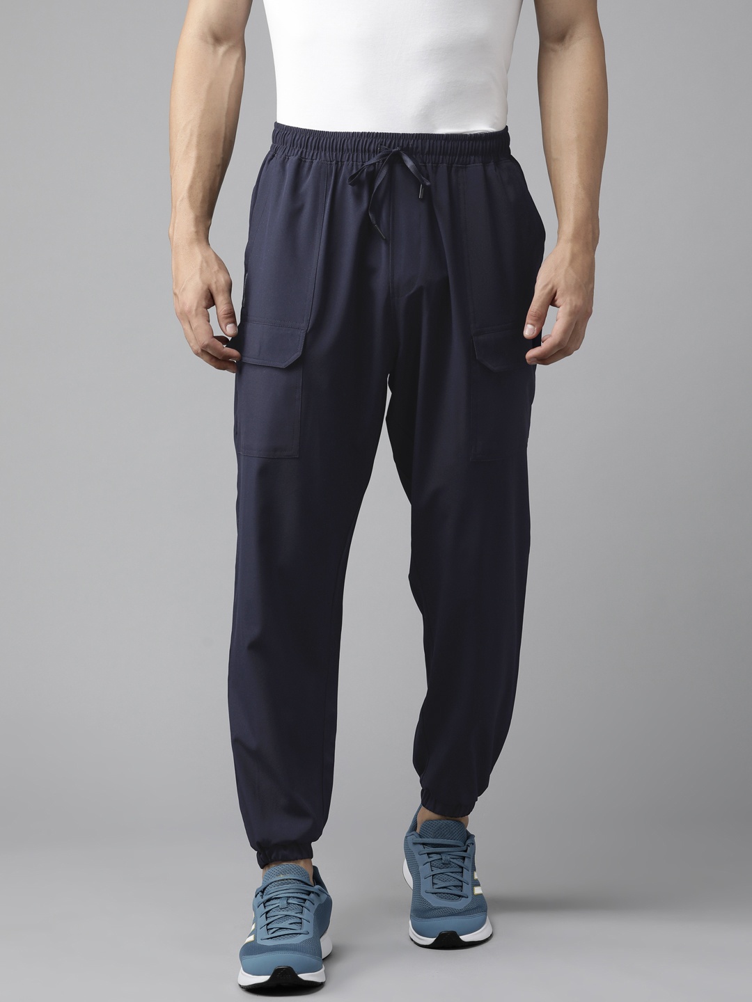 

PROWL by Tiger Shroff Men Navy Blue Solid Joggers