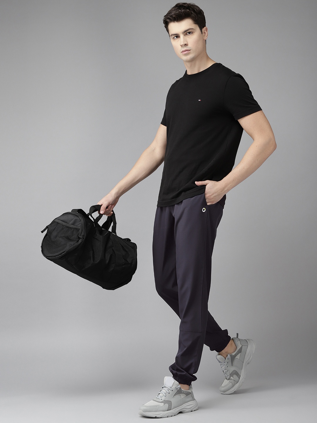 

PROWL by Tiger Shroff Men Navy Blue Solid Training Joggers