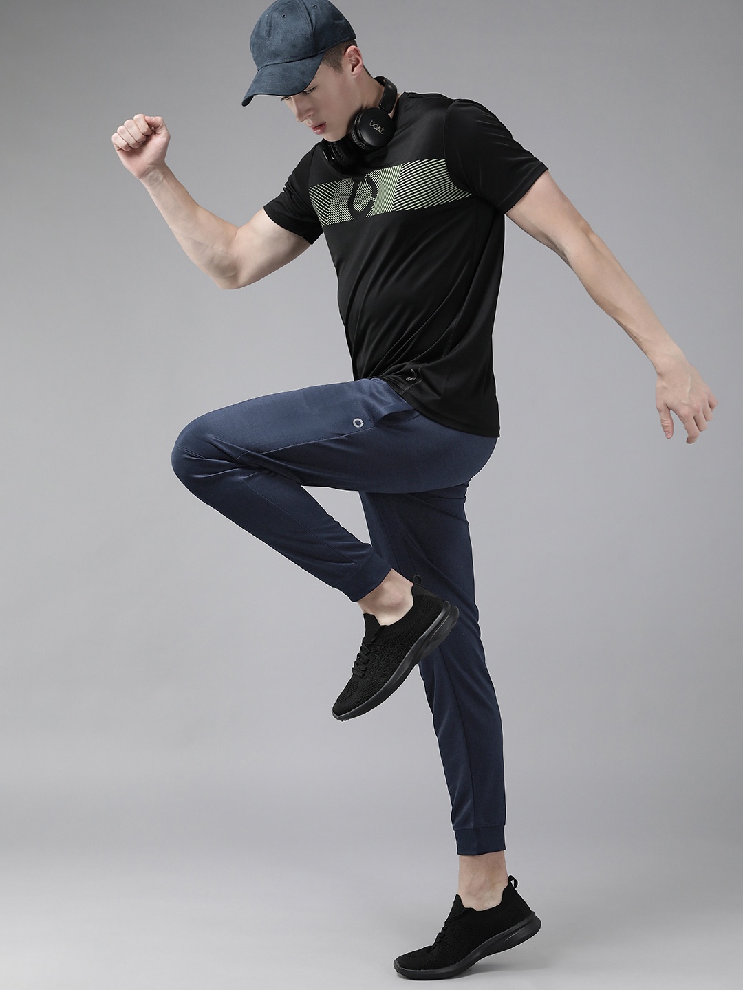 

PROWL by Tiger Shroff Men Regular Fit Training Joggers, Navy blue