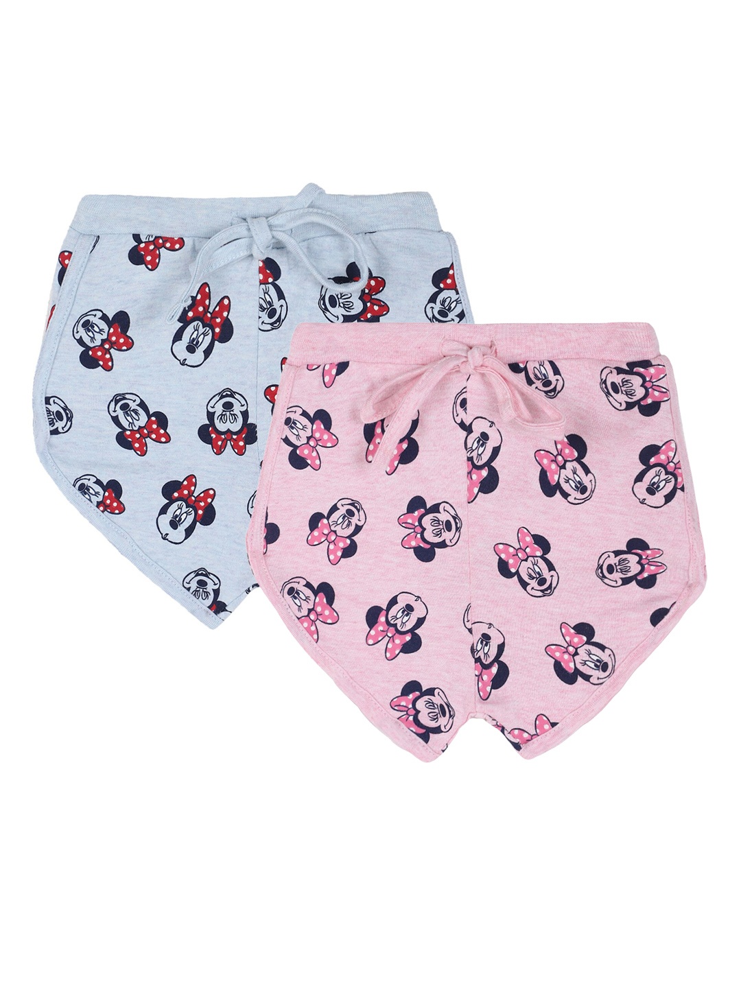 

Bodycare Kids Girls Pack Of 2 MINNIE & FRIENDS Print Shorts, Pink