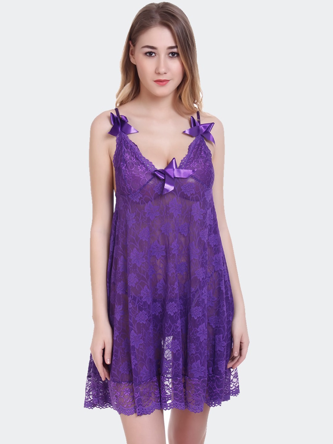 

Fleurt Women Purple Baby Doll