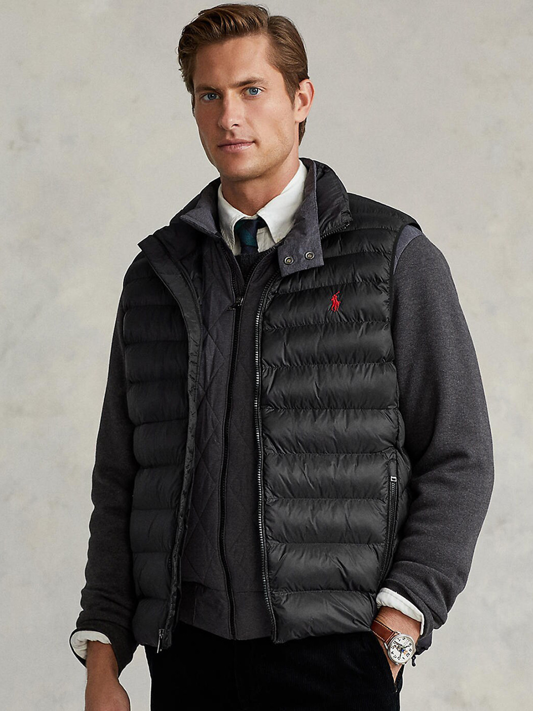 

Polo Ralph Lauren Men Black Lightweight Padded Jacket