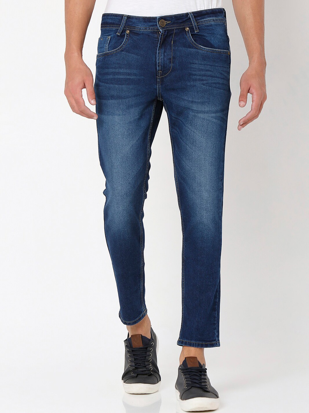 

Mufti Men Blue Slim Fit Heavy Fade Jeans