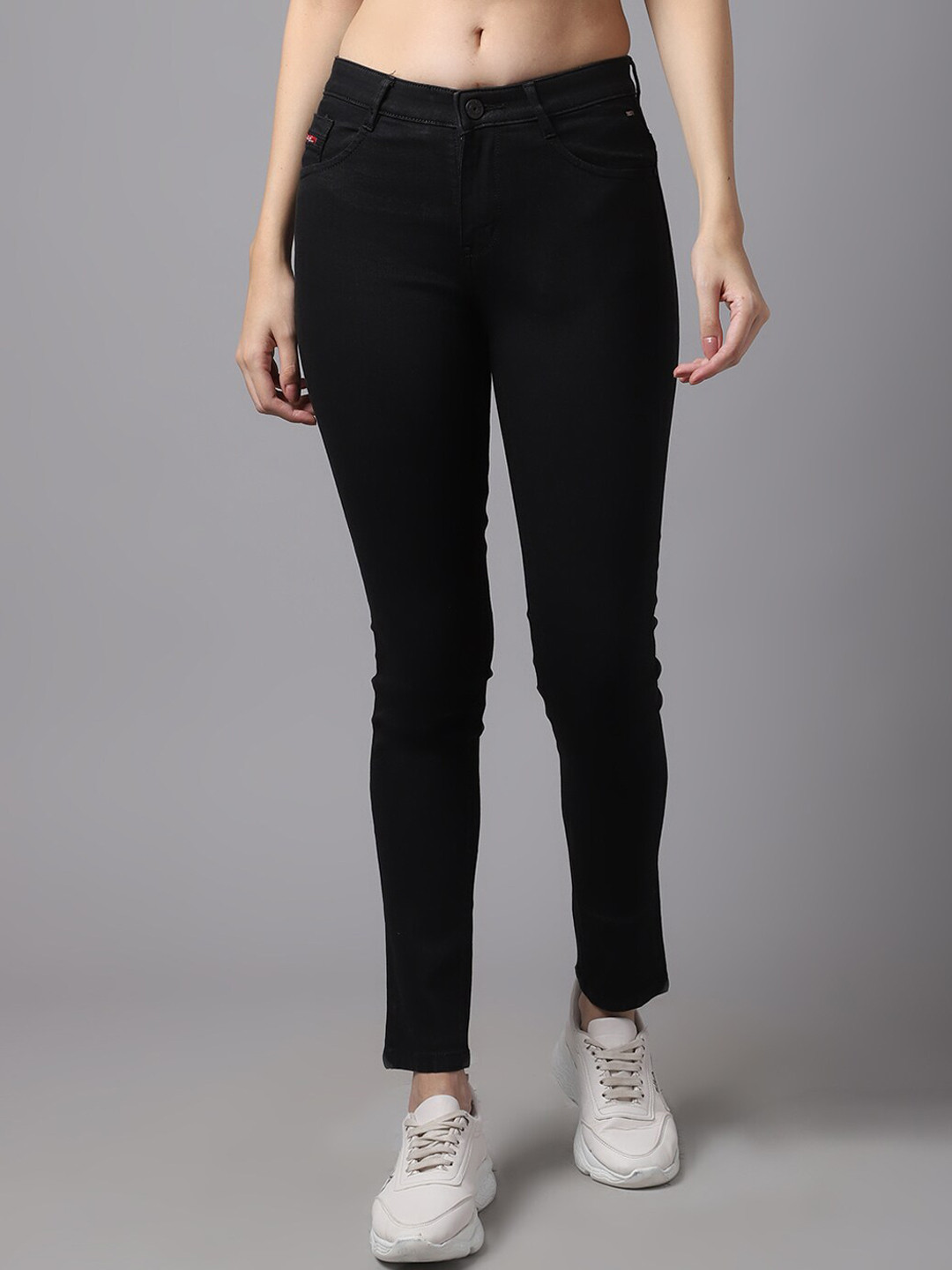 

Crozo By Cantabil Women Black Jeans