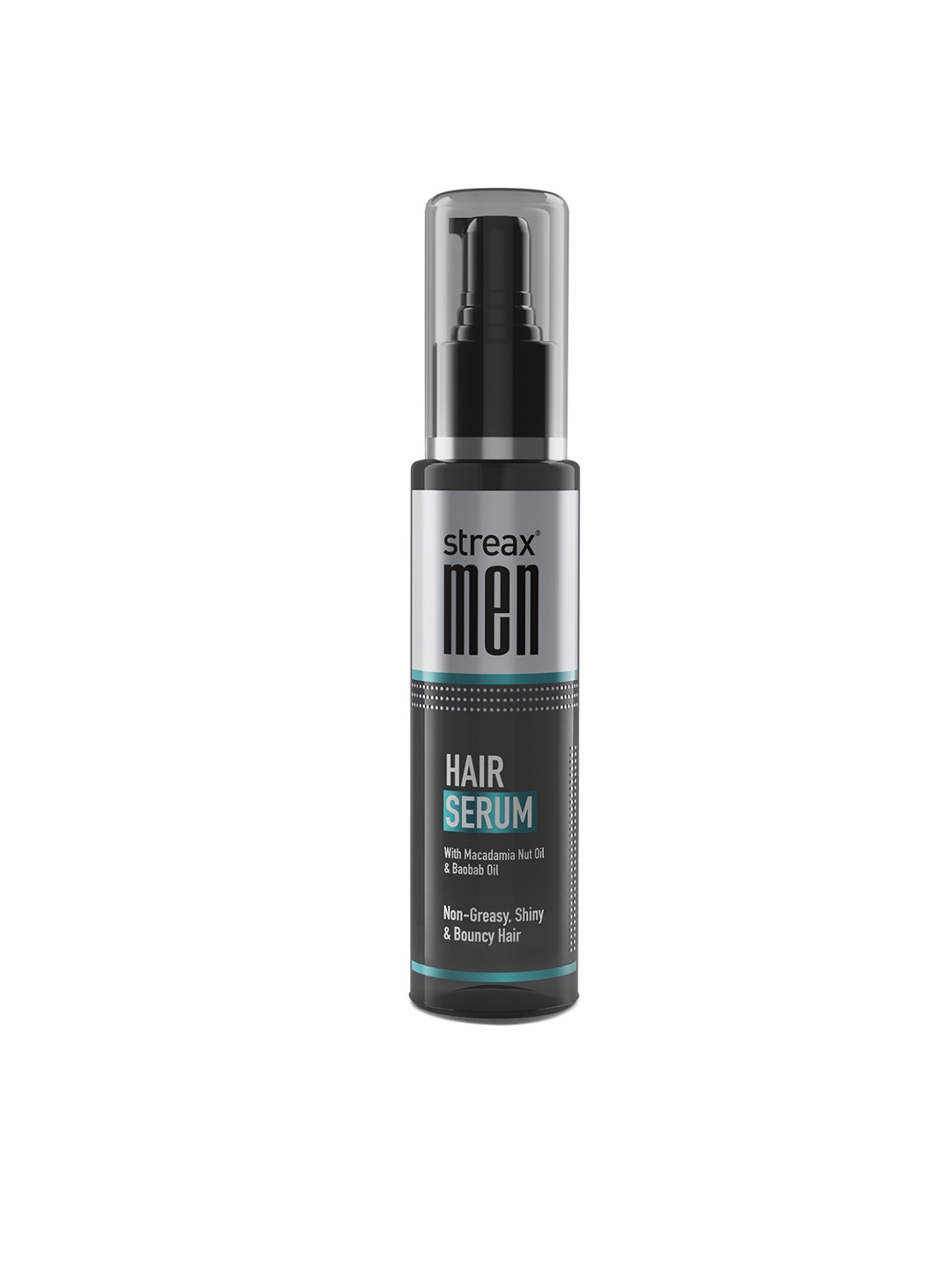 

Streax Men Hair Serum with Macademia Nut Oil & Baobab Oil - 100 ml, Grey