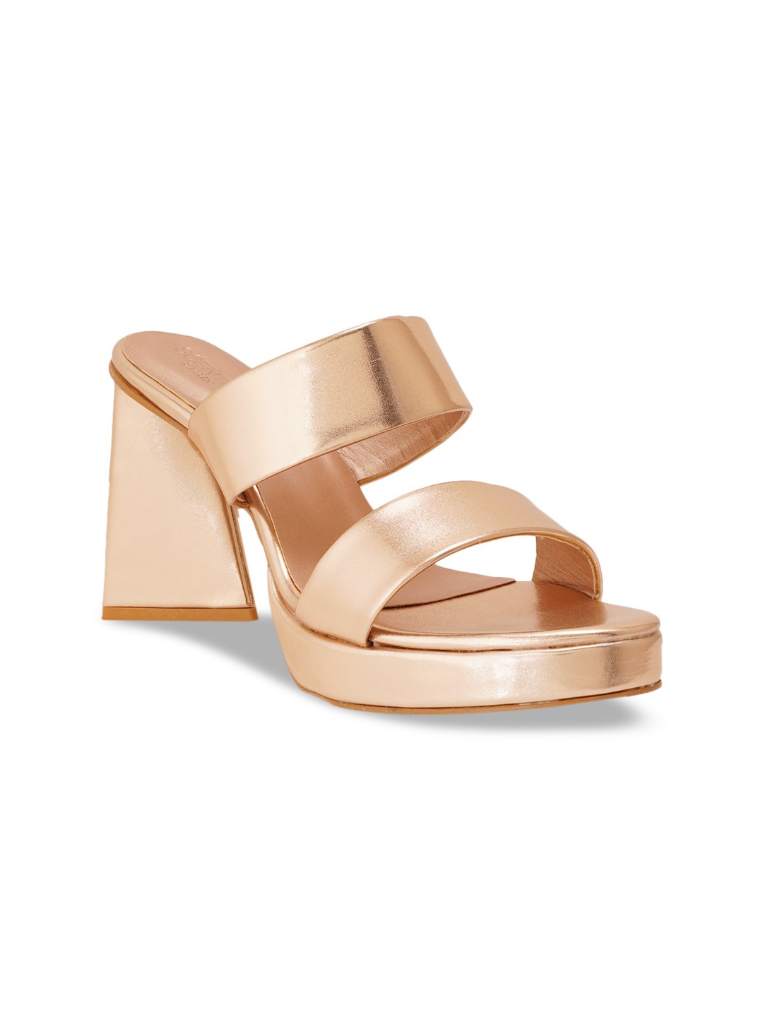 

SCENTRA Women Rose Gold Block Heels