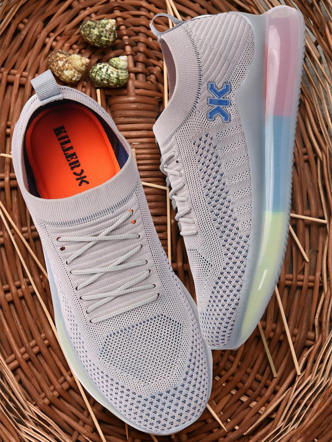 

Killer Men Grey Solid Sneakers