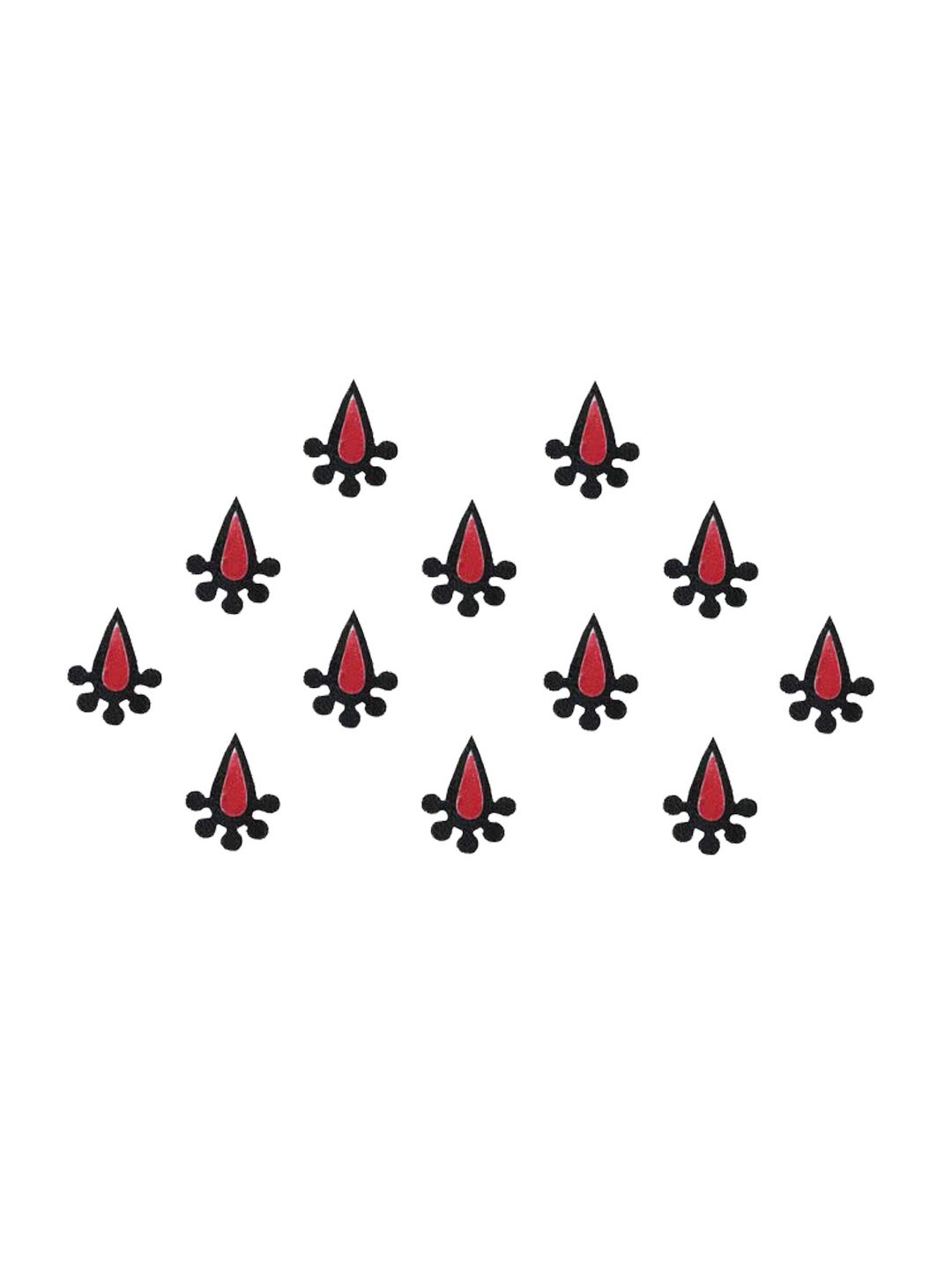 

Comet Busters 12 Pcs Maroon Reusable Bindi
