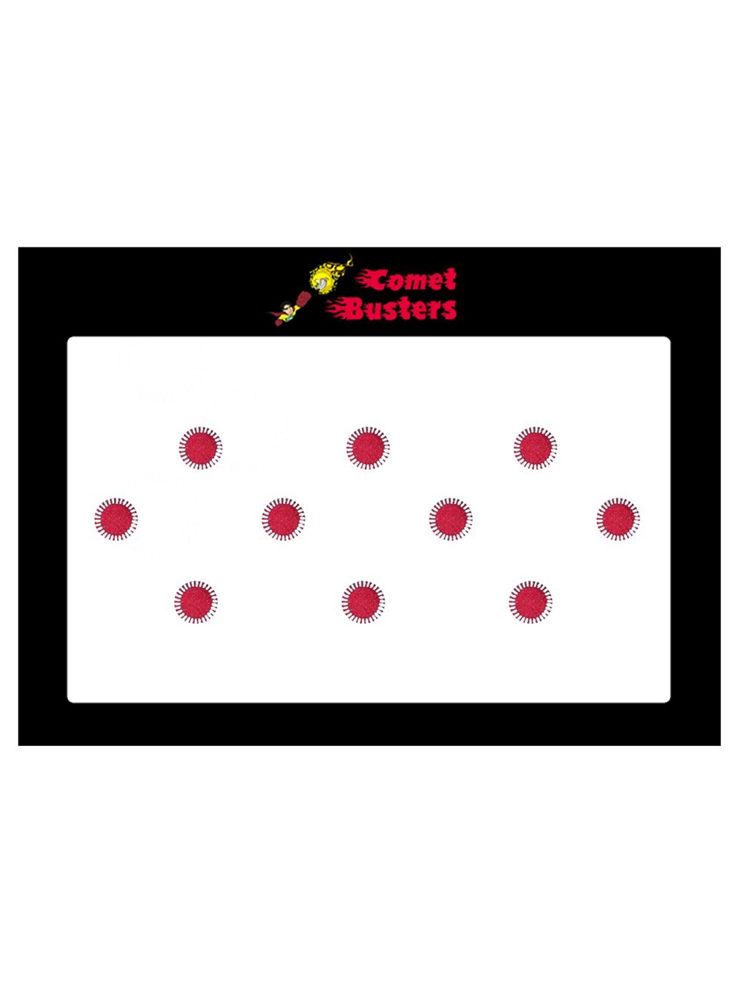 

Comet Busters 10 Pcs Pink Circular Shaped Solid Bindi