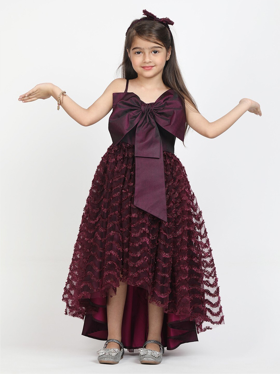 

Jelly Jones Purple Animal Maxi Dress