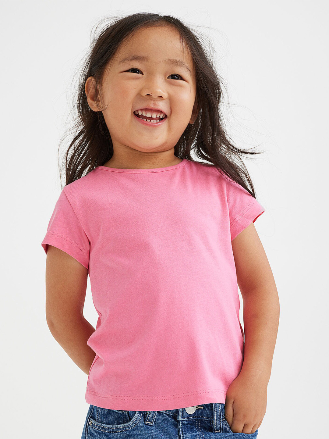 

H&M Girls 3-Pack T-shirts, Pink