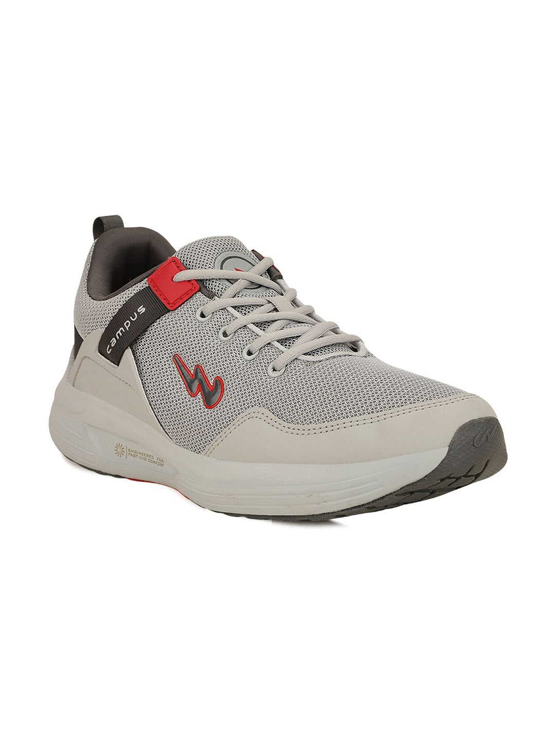 

Campus Men Grey Mesh Running Shoes