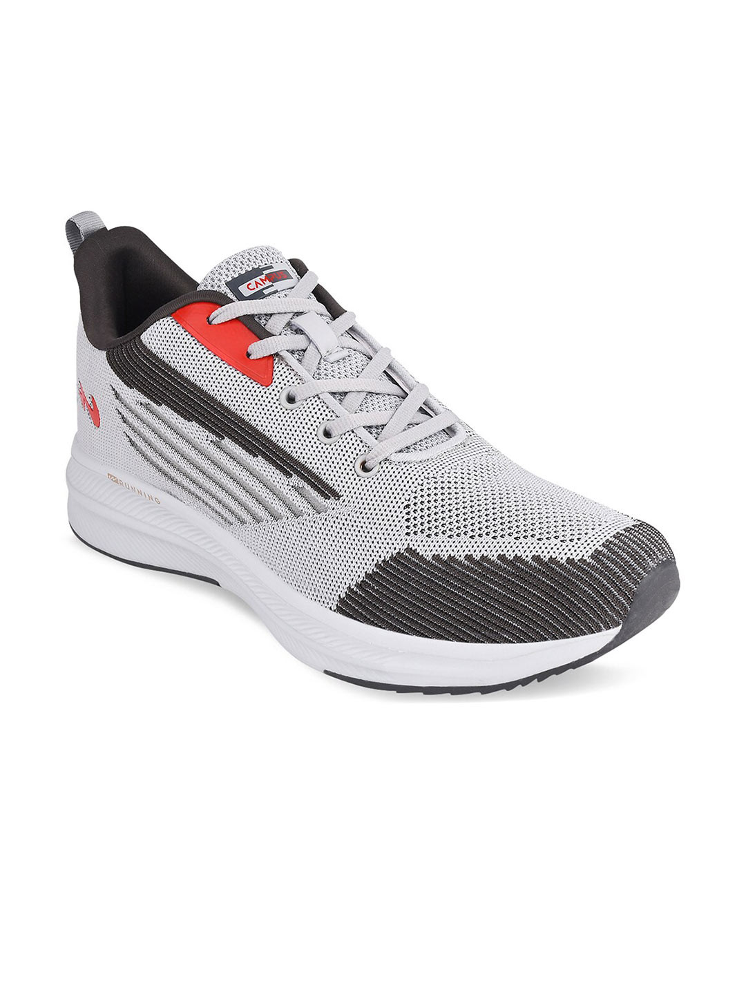 

Campus Men Grey Mesh Running Shoes