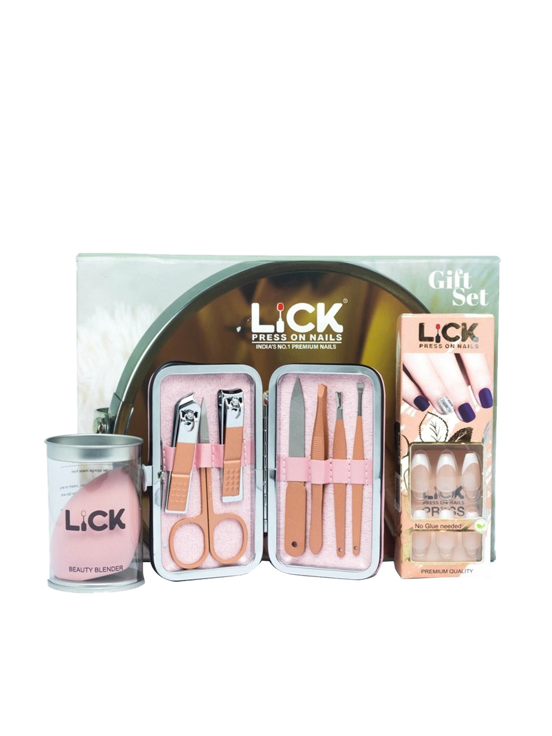 

LICK Beauty Blender & Manicure Pedicure Kit, Multi