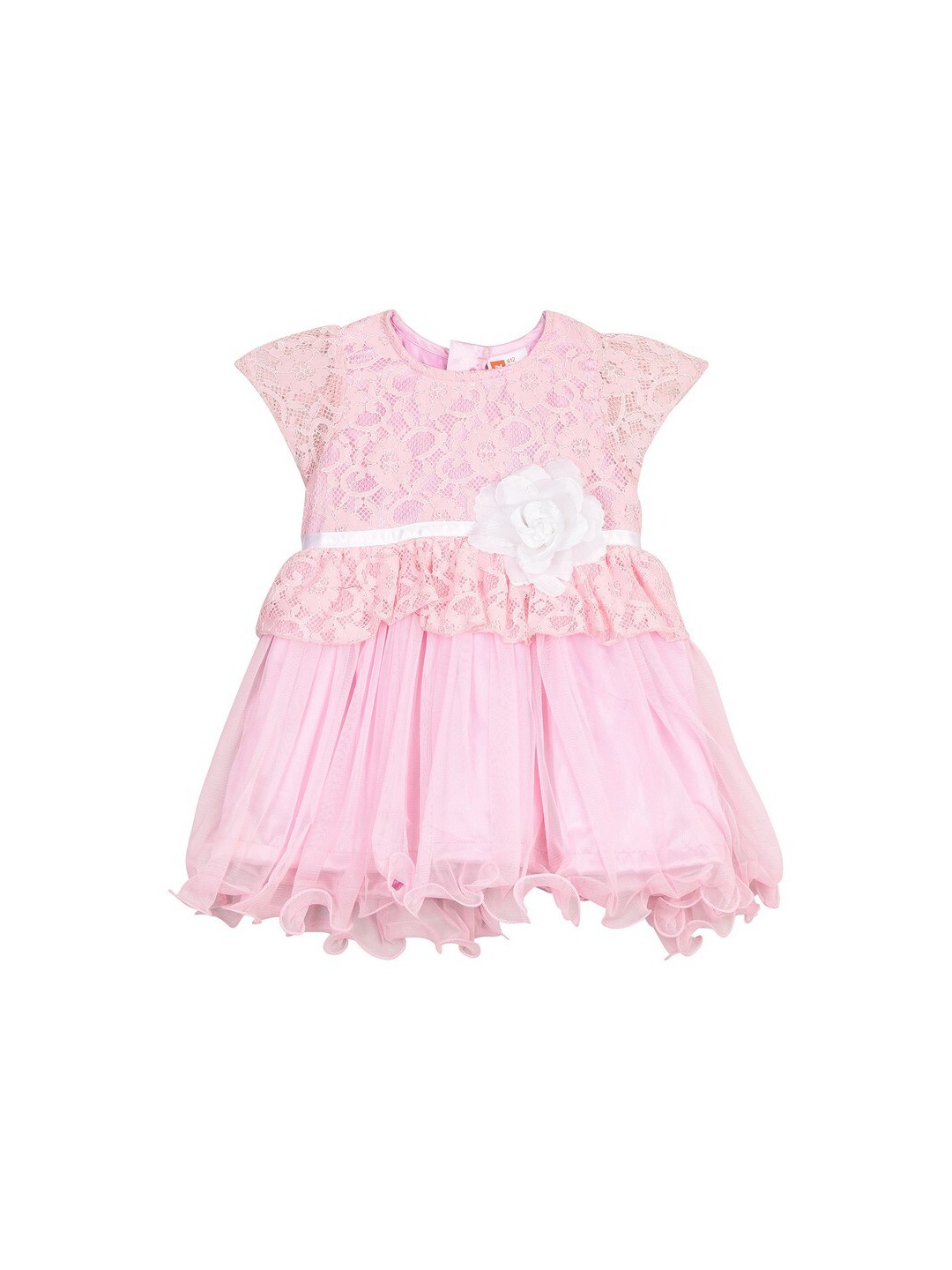 

612League Girls Pink Floral Fit & Flare Dress