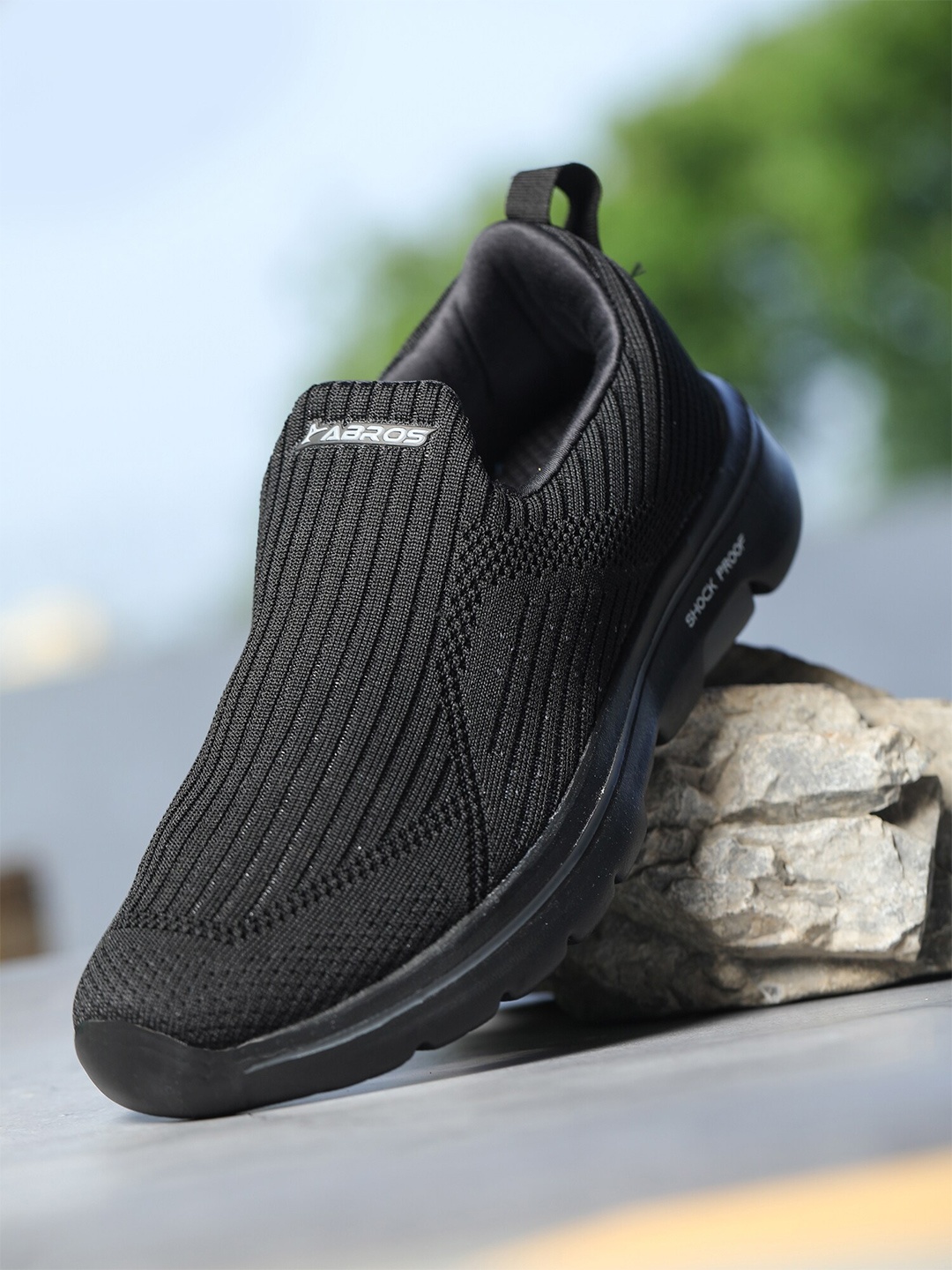 

ABROS Men Canberra Walking Sports Shoes, Black