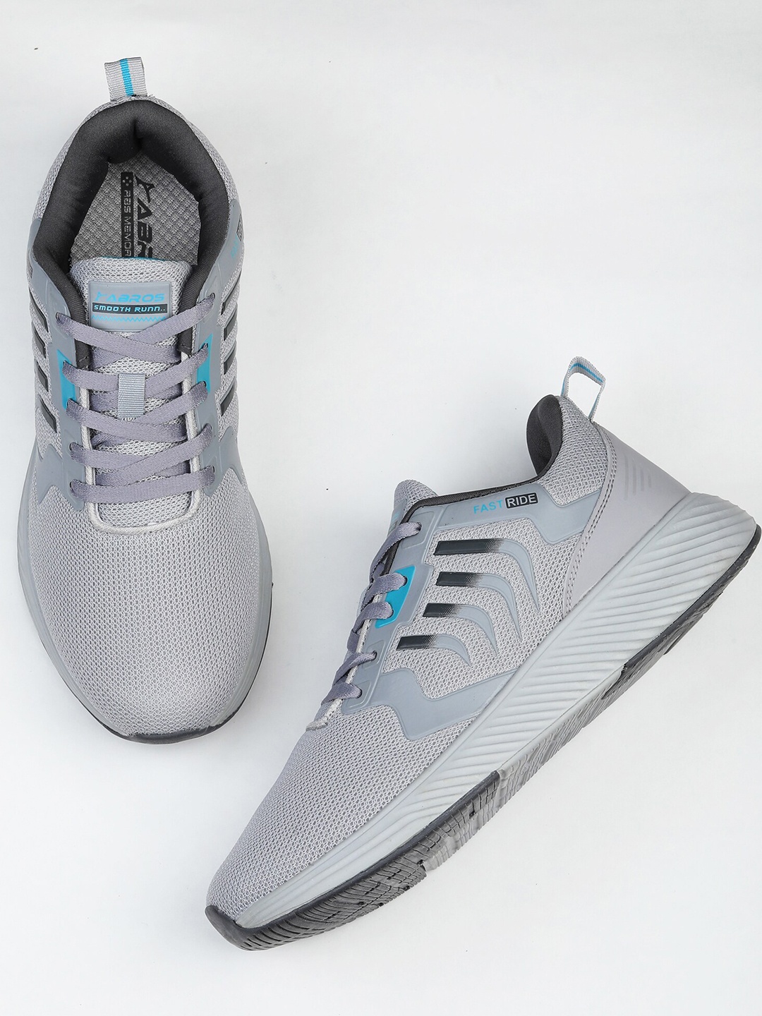 

ABROS Men Edward Running Sports Shoes, Grey