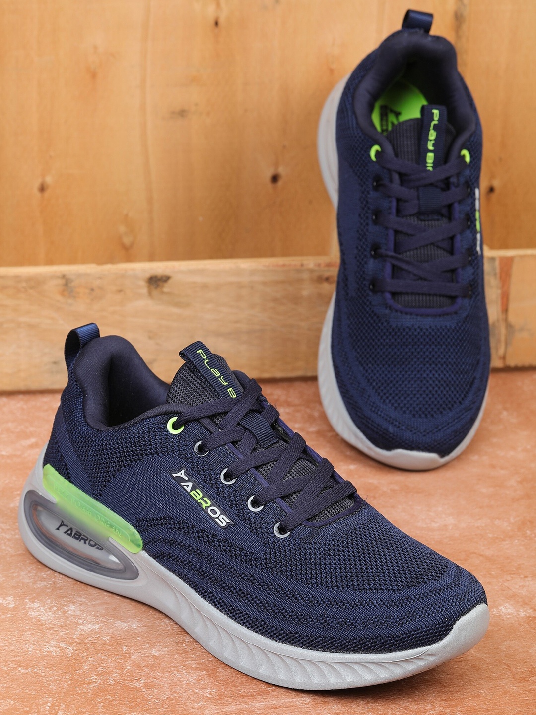 

ABROS Men Evander Running Sports Shoes, Navy blue