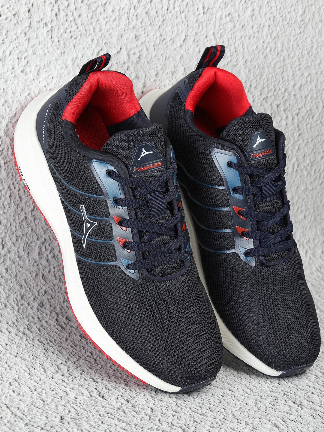 

ABROS Men William Running Sports Shoes, Navy blue