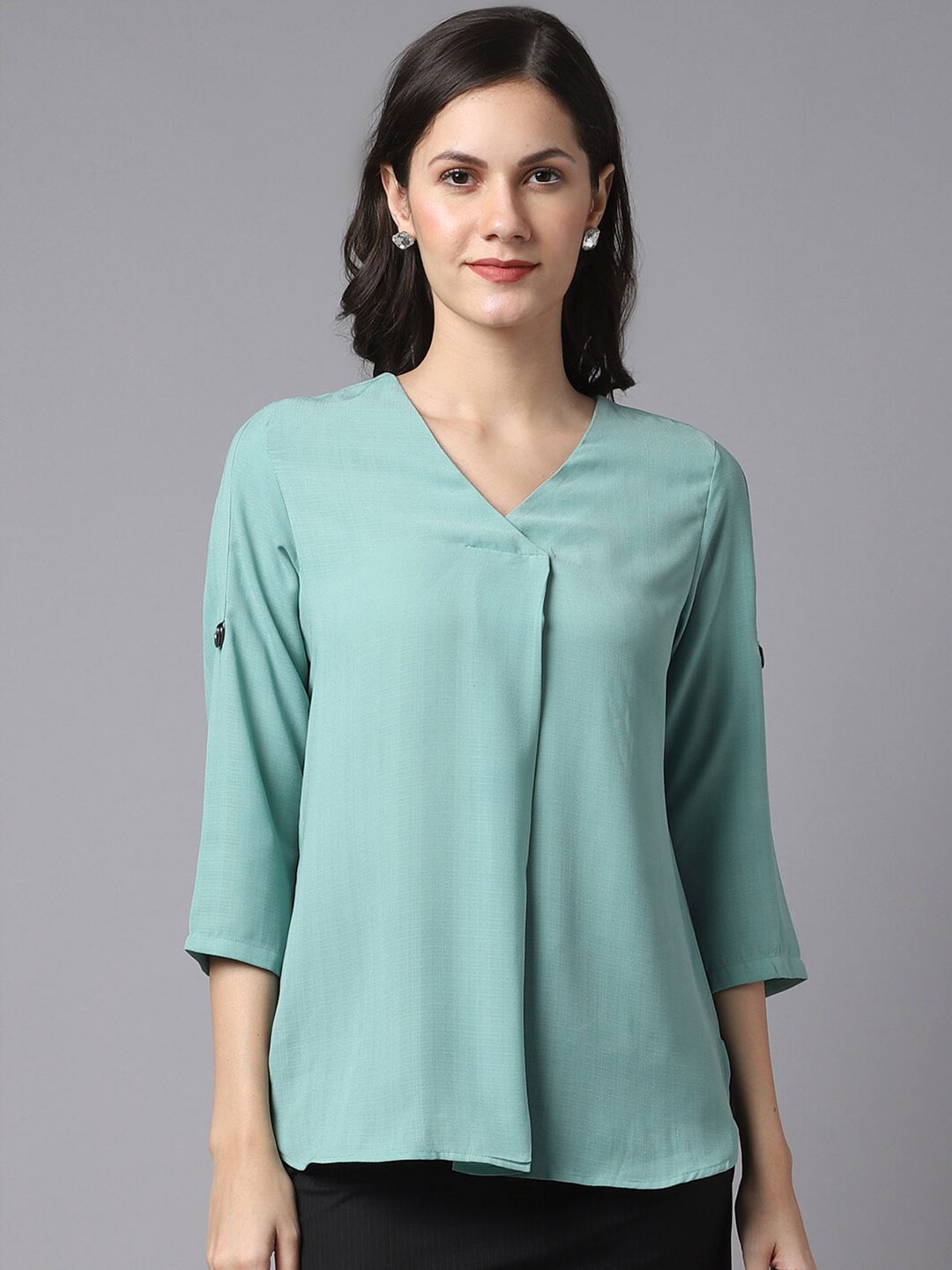 

Cantabil Green Monochrome Tunic