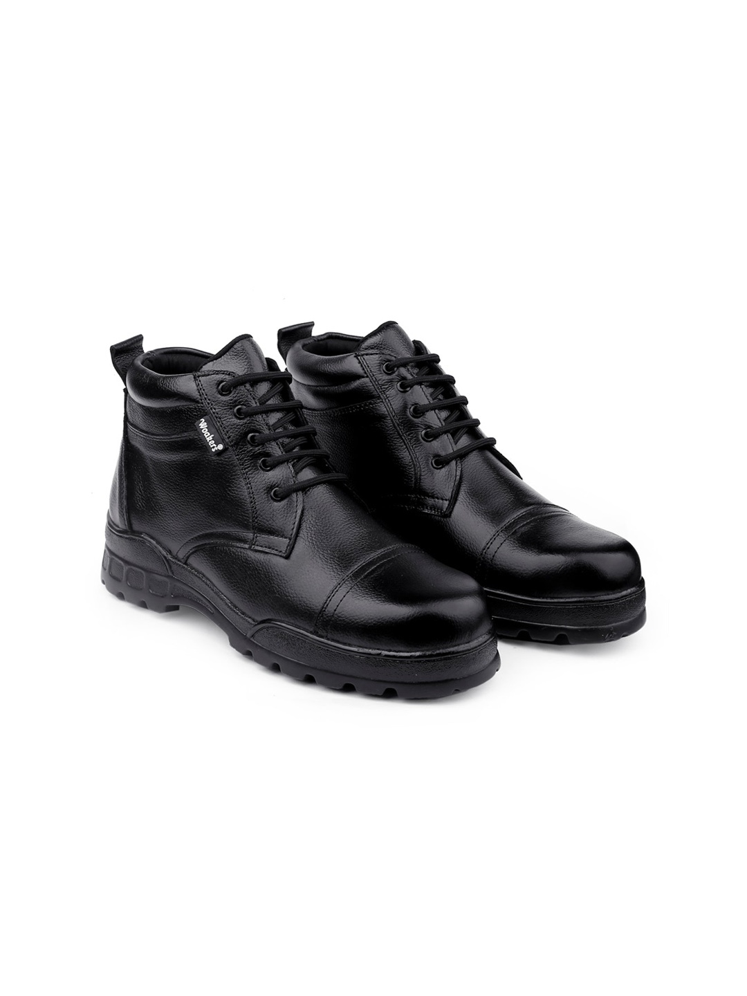 

Woakers Men Black Leather Boots