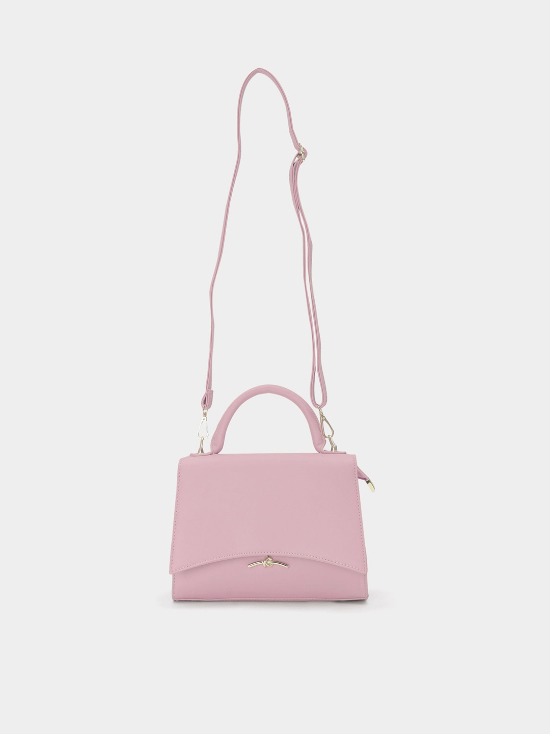 

20Dresses Pink Solid Sling Bag