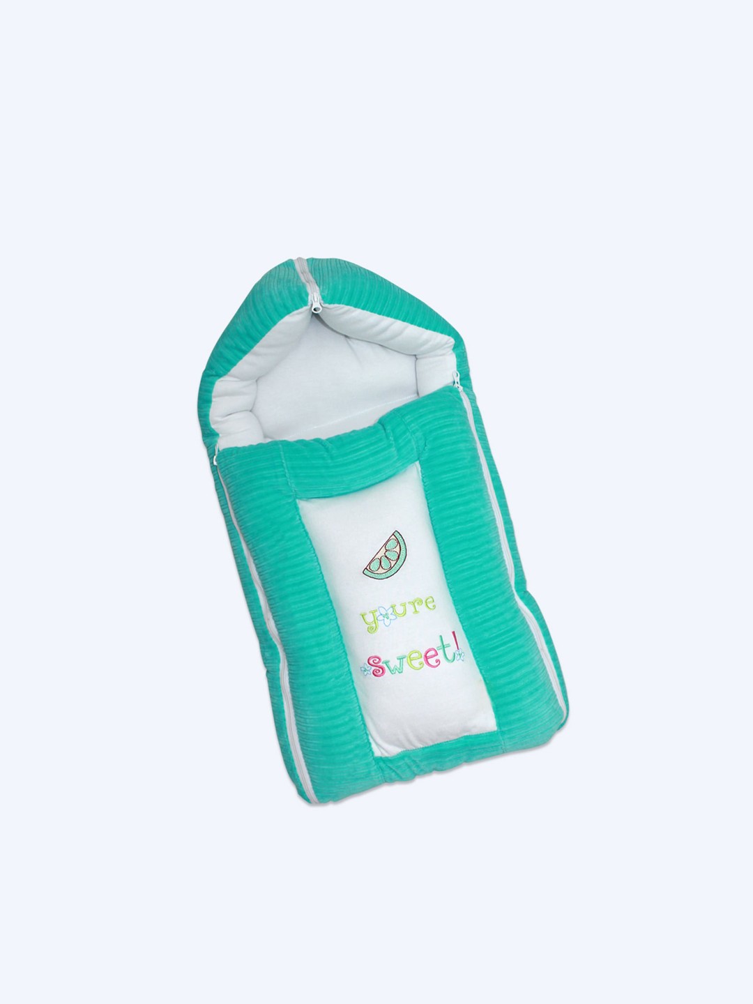 

Born Babies Newborn Kids Green Patterned 3 In 1 Sleeping Bag