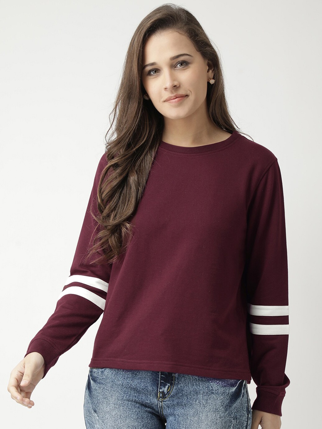 

Club York Women Burgundy Sweatshirt