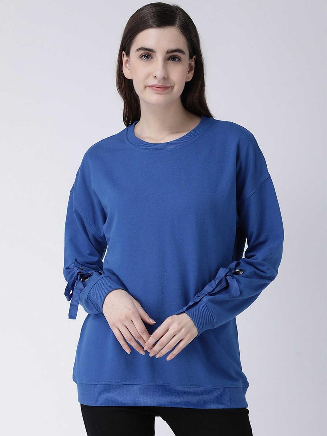 

Club York Women Blue Sweatshirt