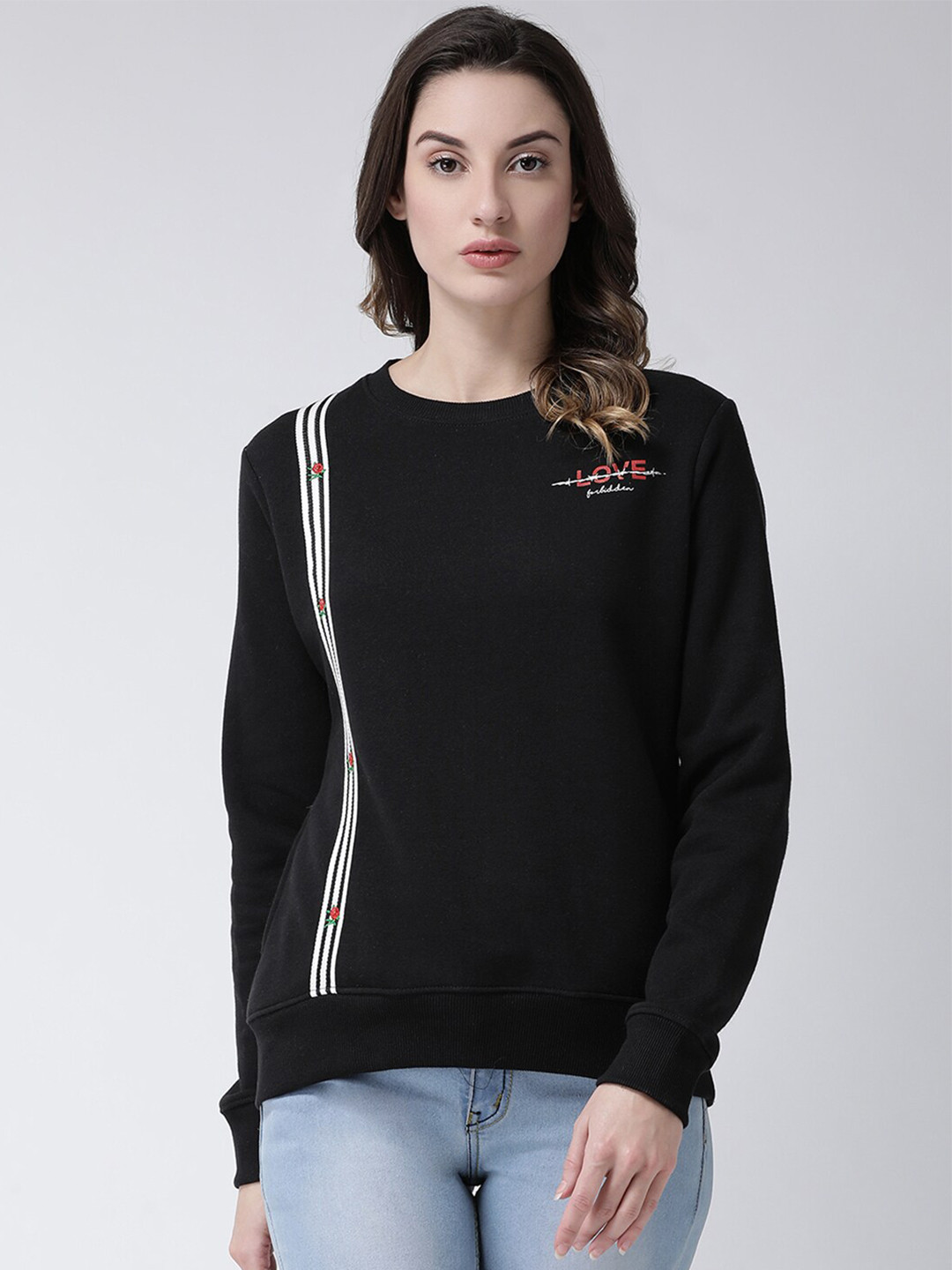 

Club York Women Black Sweatshirt