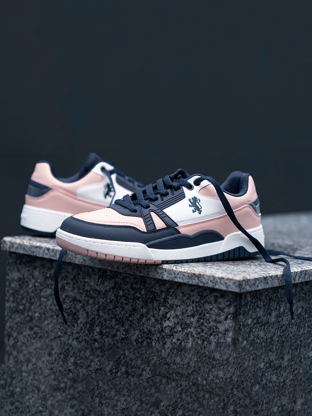 

Red Tape Women Pink & Navy Sneakers
