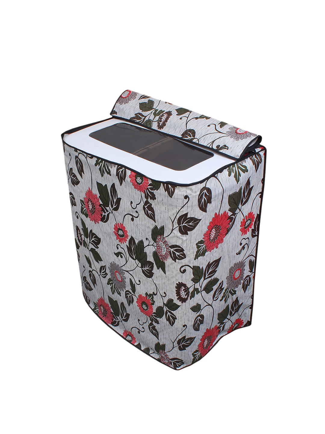 

DREAM CARE Grey Printed Top Load Washine Machine Cover