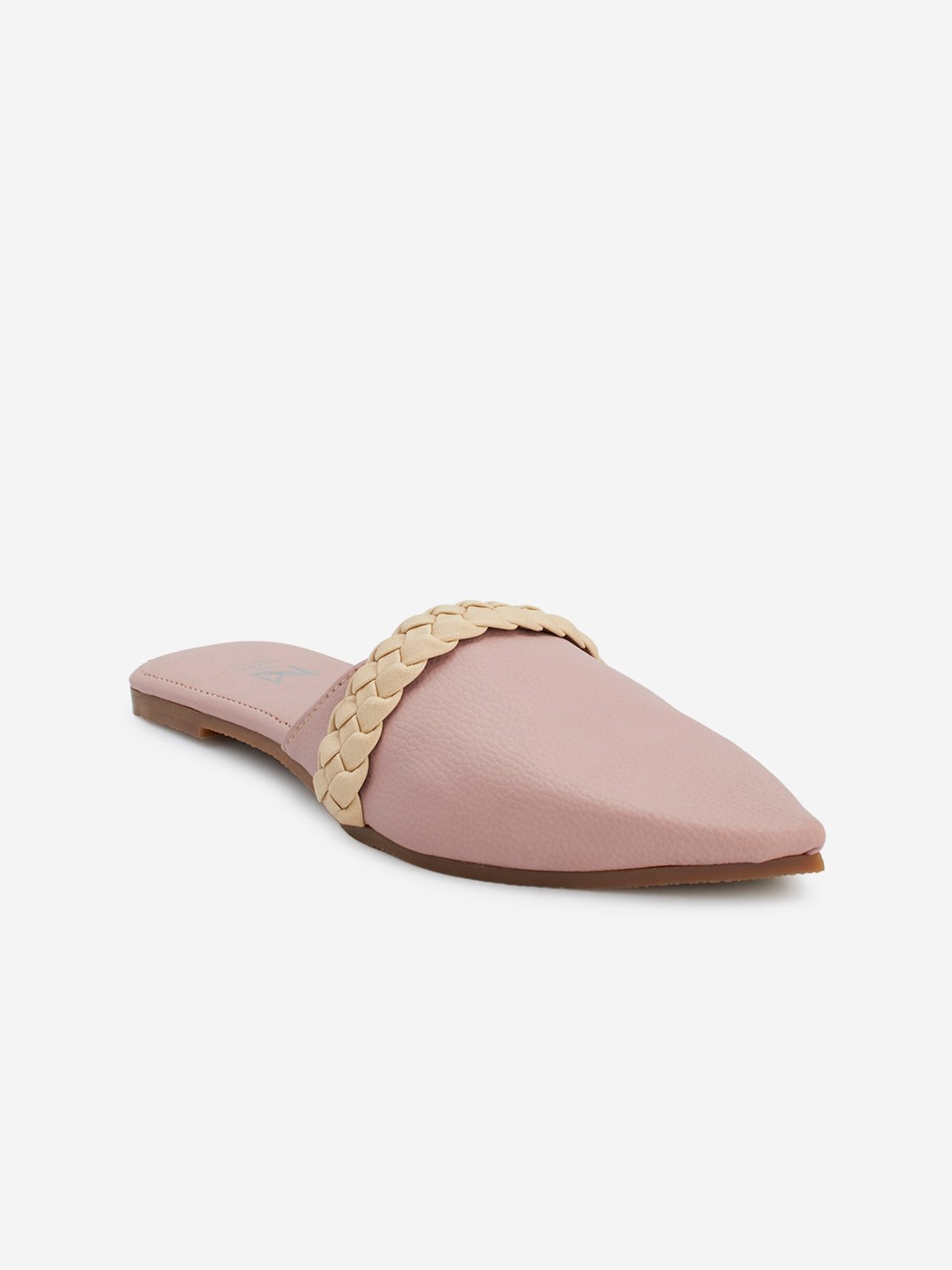 

THE MADRAS TRUNK Women Pink Mules Flats