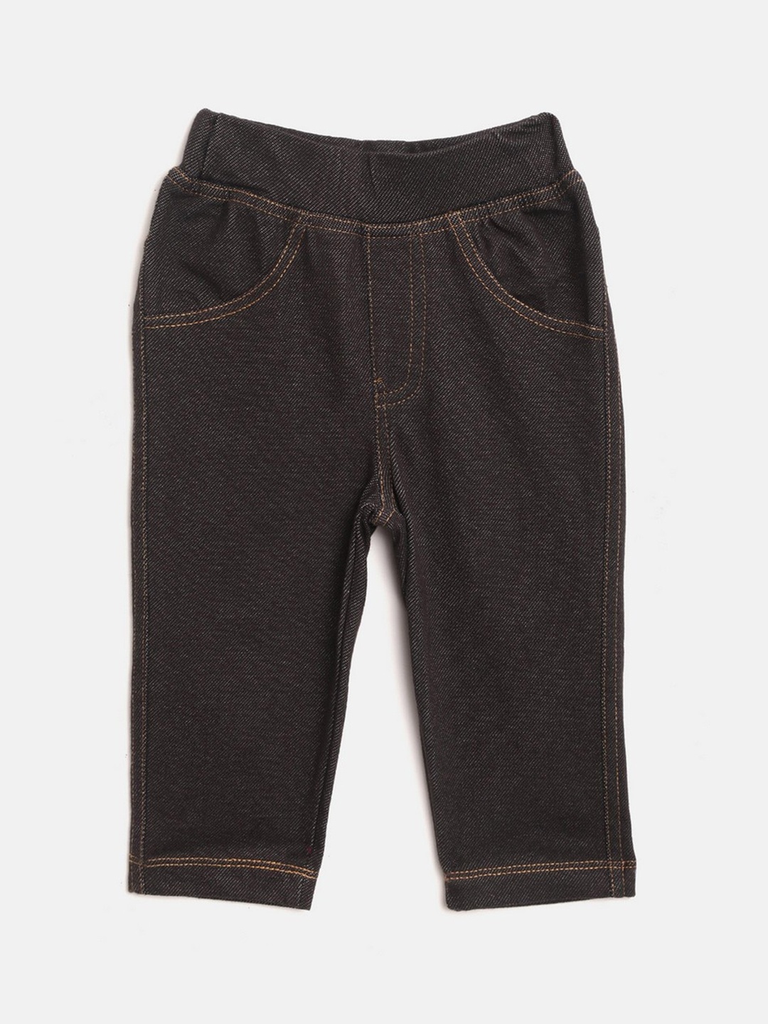 

612League Girls Black Classic Slim Fit Stretchable Jeans