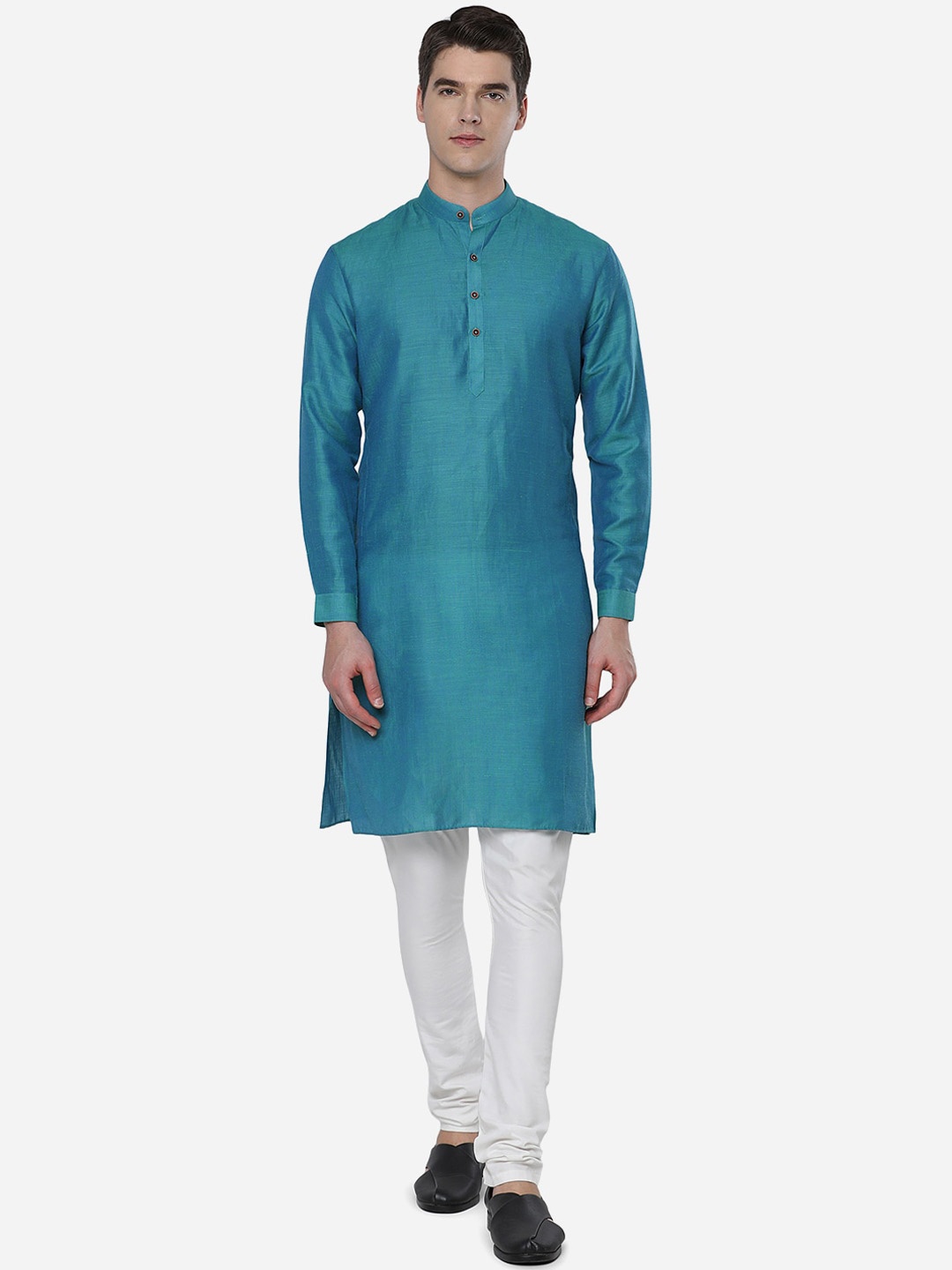 

JADE BLUE Men Green Kurta