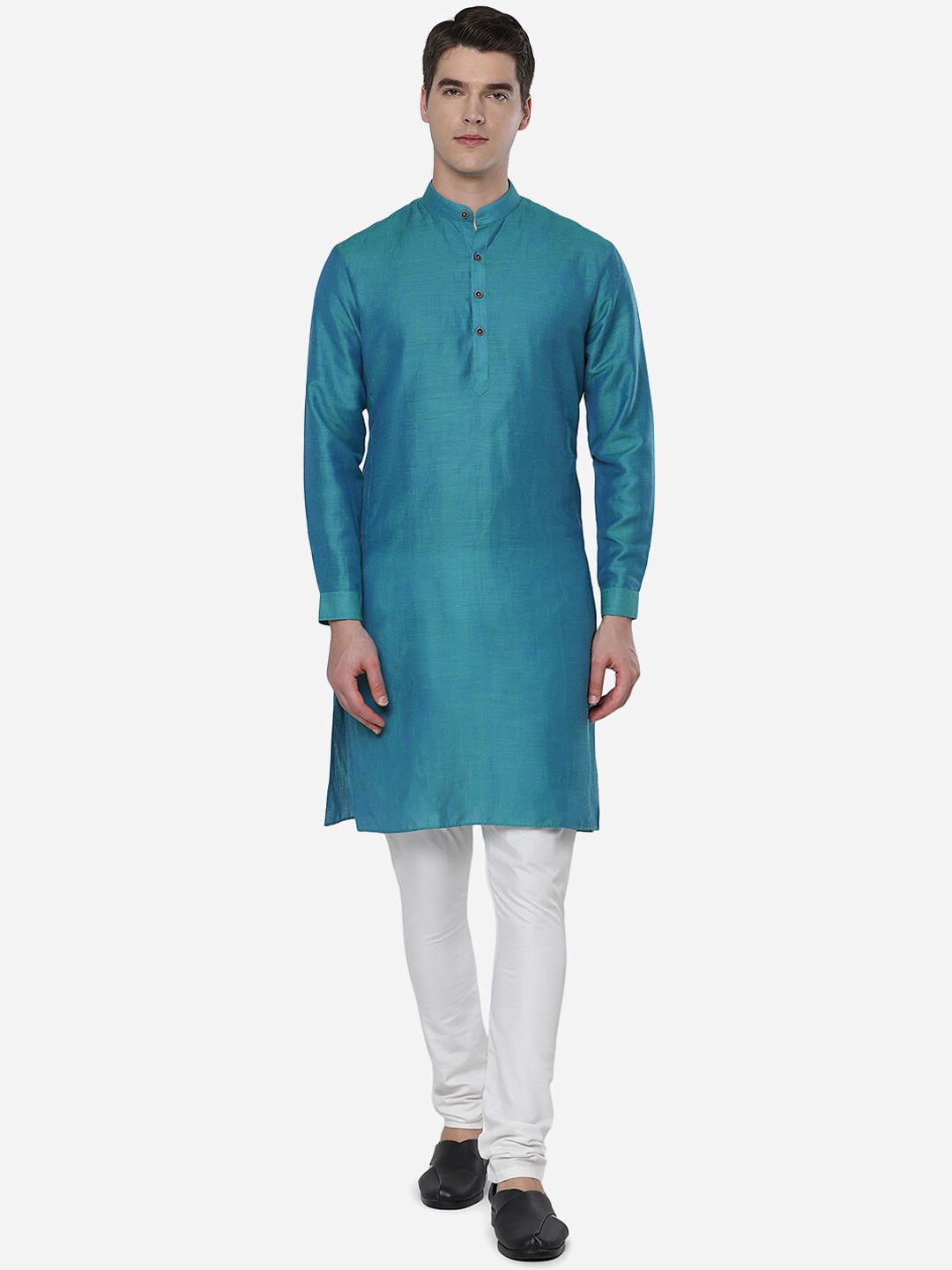

JADE BLUE Men Green Kurta