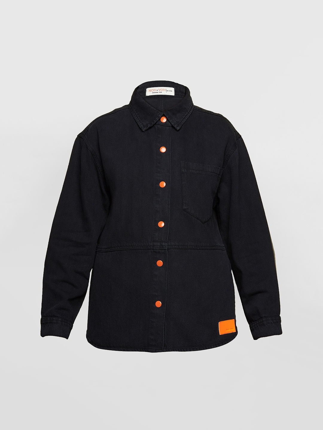 

Noh Voh - SASSAFRAS Kids Girls Black Denim Jacket