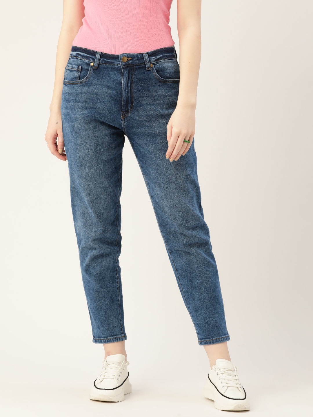 

DressBerry Women Blue Boyfriend Fit Stretchable Jeans