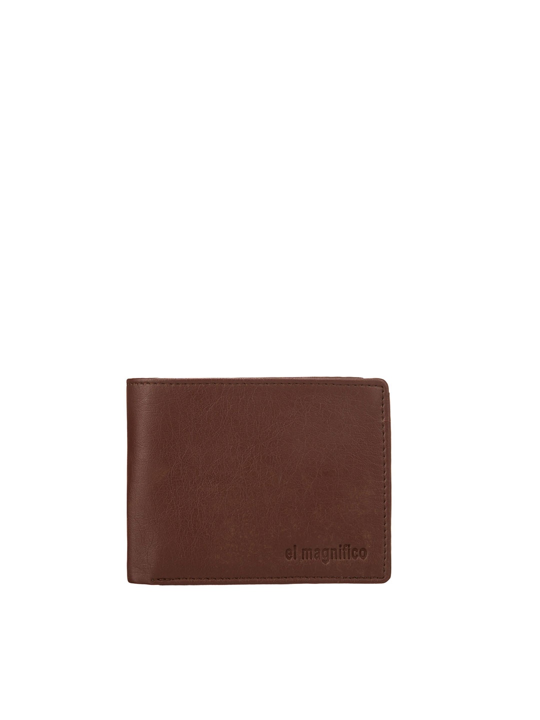 

EL MAGNIFICO Men Brown PU Two Fold Wallet