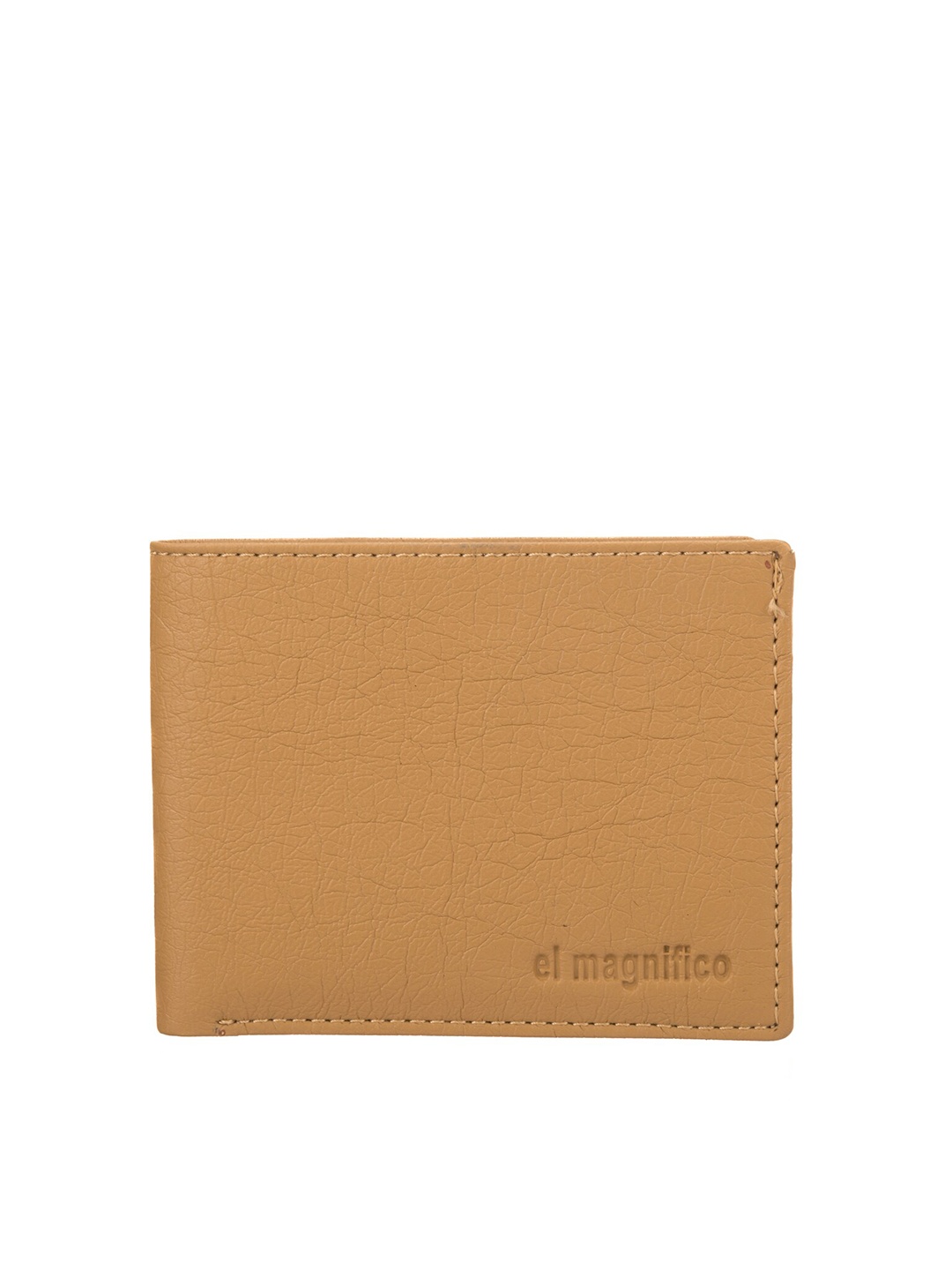 

EL MAGNIFICO Men Beige PU Two Fold Wallet